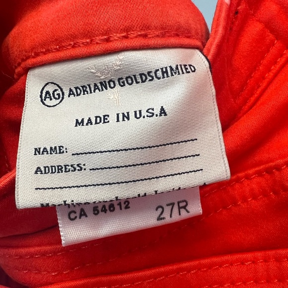 AG Orange The Legging Super Skinny Jeans Size 27R - Picture 5 of 6